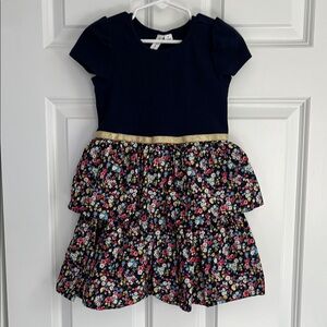 Floral Navy Kids Dress